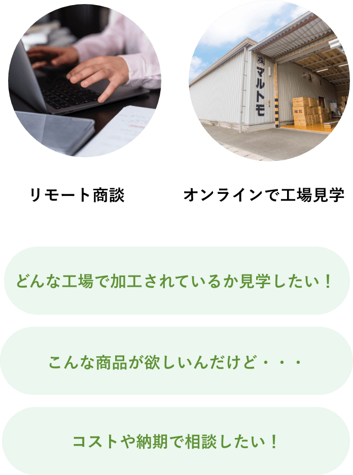 リモート商談、オンラインで工場見学